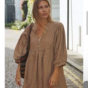 Beachwood baby Bonita Linen maxi Dress O/S